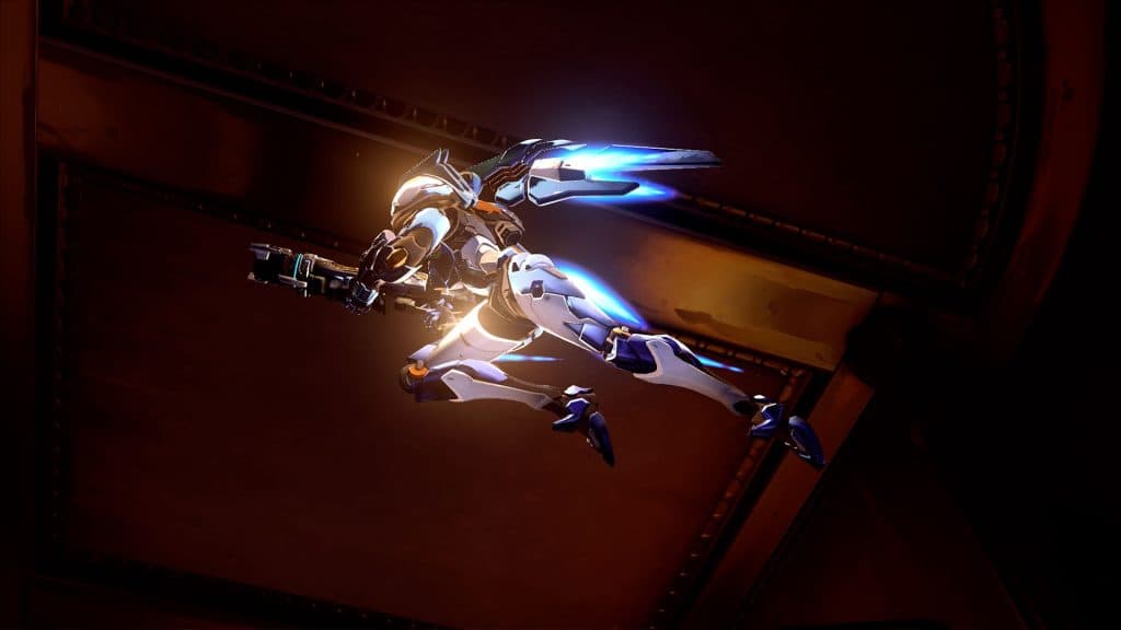 Pharah in Overwatch 2 flying