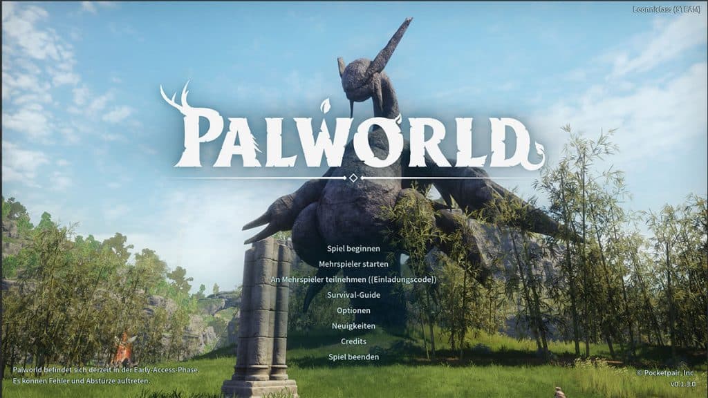 Palworld better Background Menu Mod