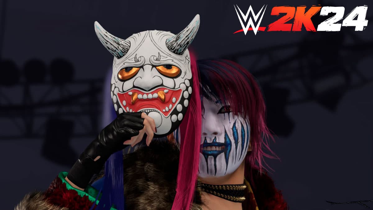 Japanese wrestler Asuka WWE 2K24