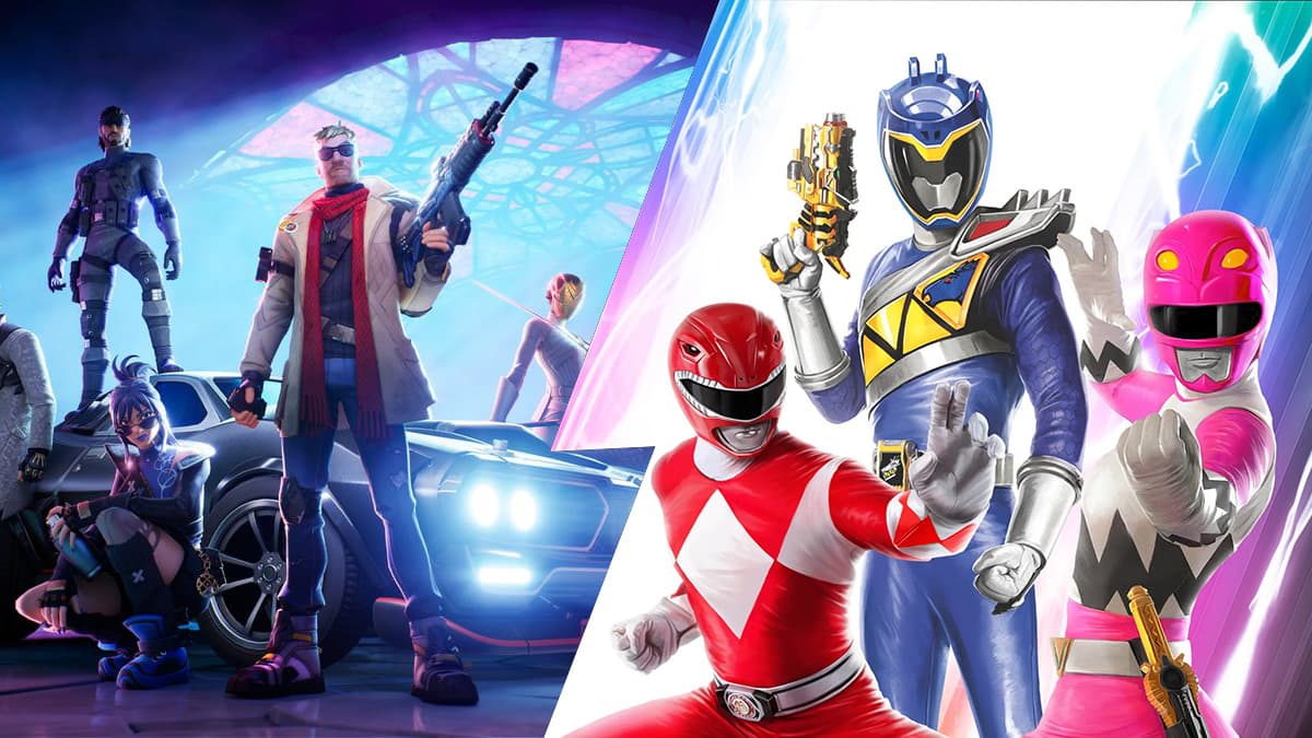 Fortnite x Power Rangers crossover