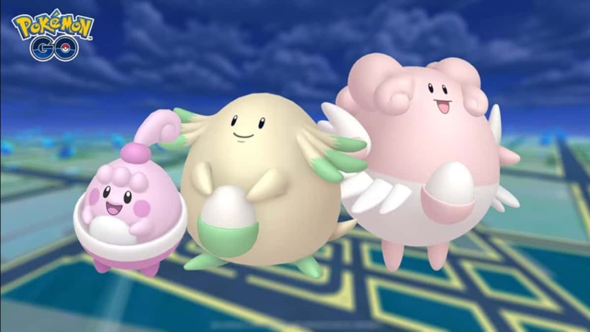 pokemon go community day shiny happiny, chansey, and blissey