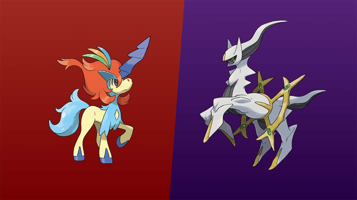 Arceus and Keldeo