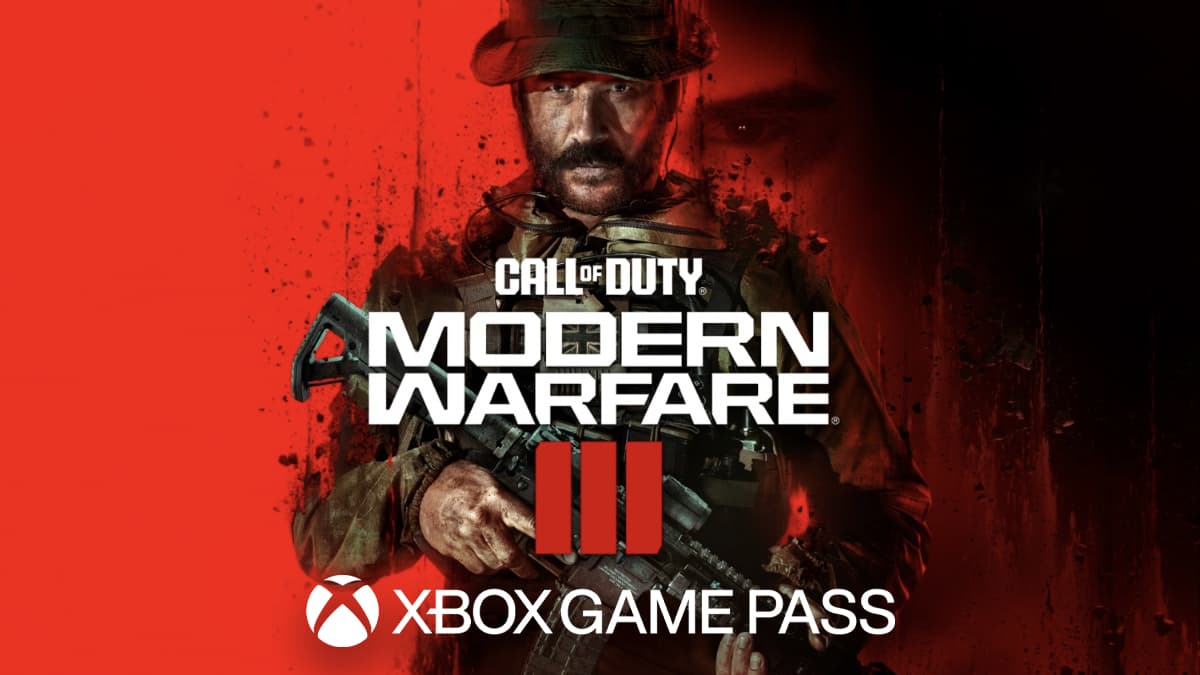 Modern Warfare 3 key art with Xbox Game Pass logo