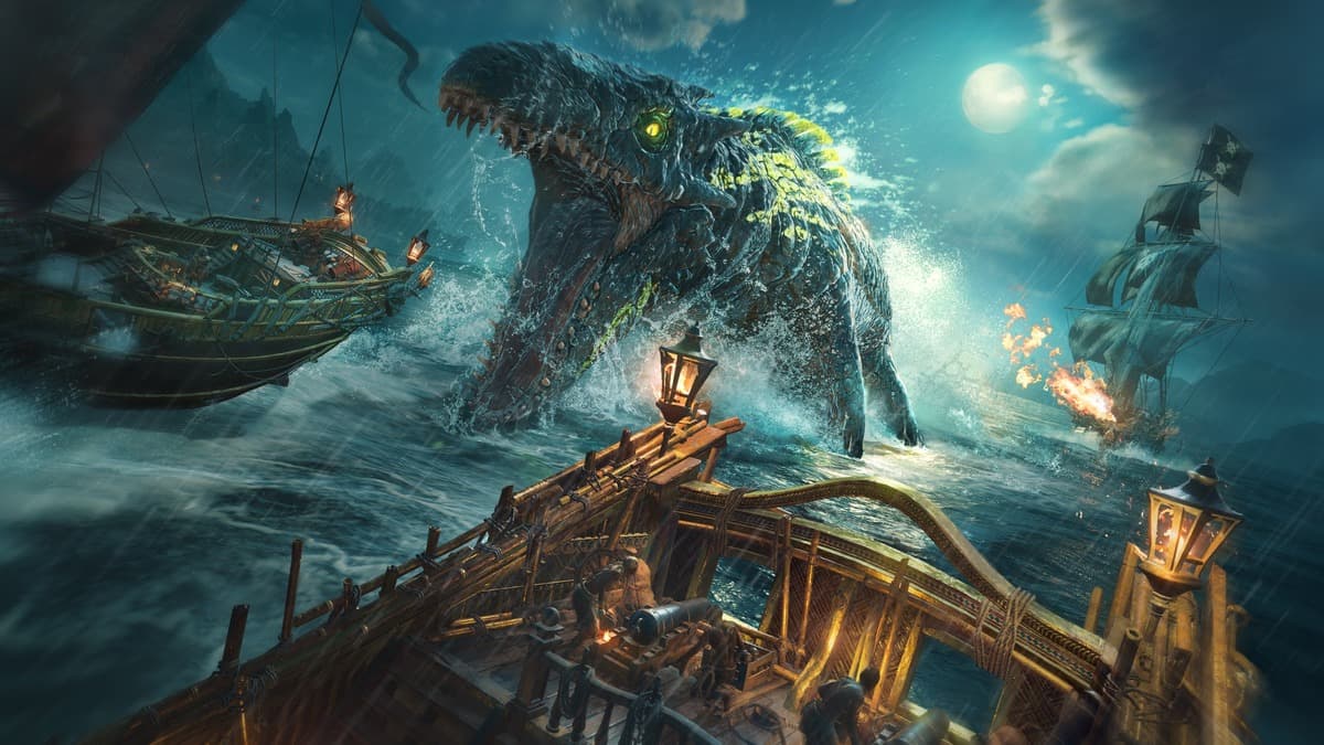 Sea monster in Skull and Bones