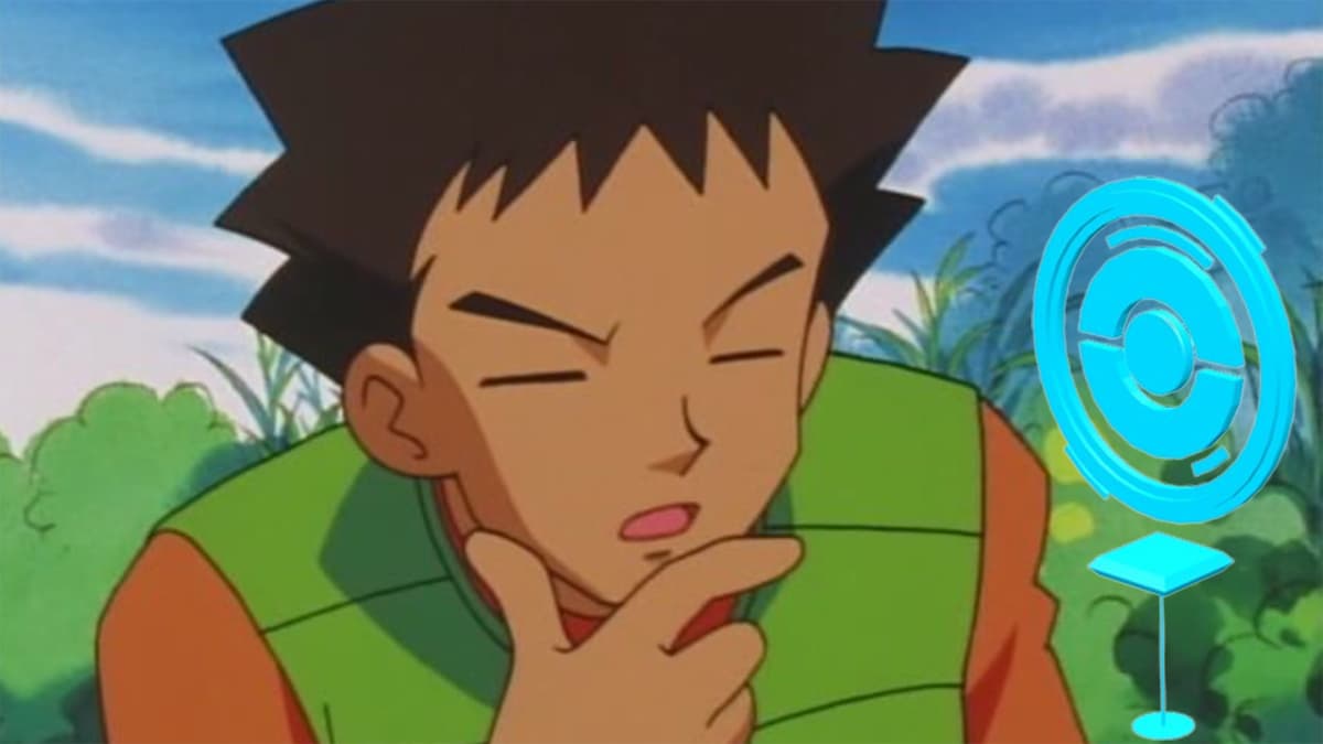 Pokemon Anime Brock and PokeStop