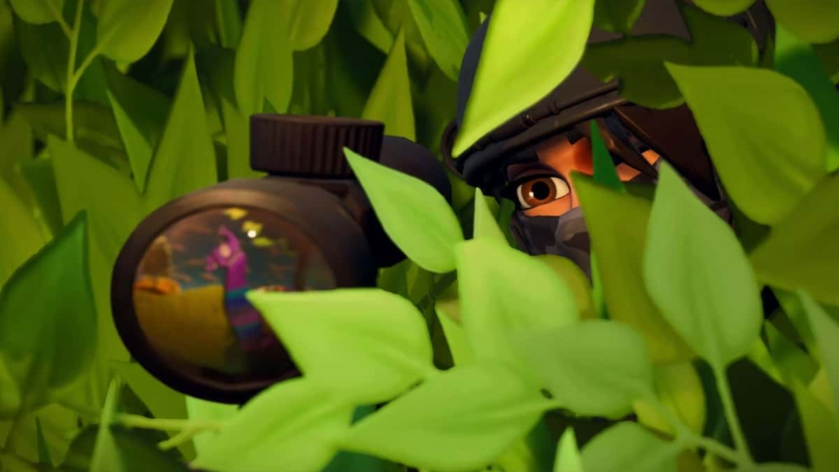 Fortnite bush camper sniper