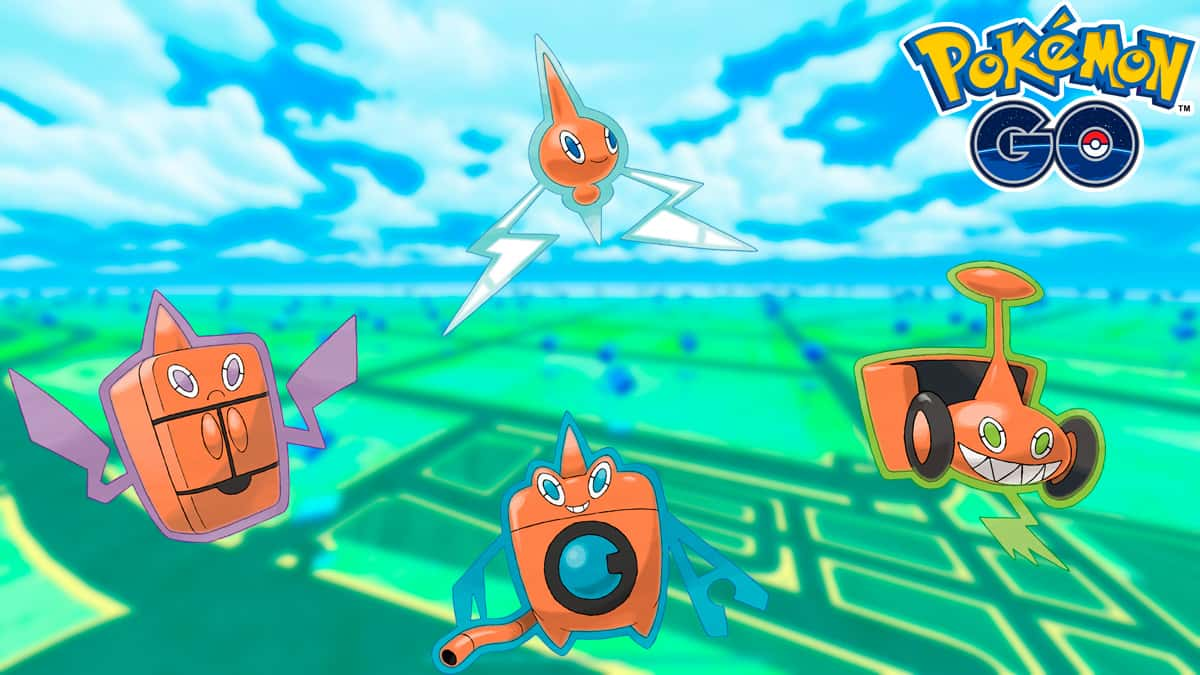 Rotom forms in Pokemon Go