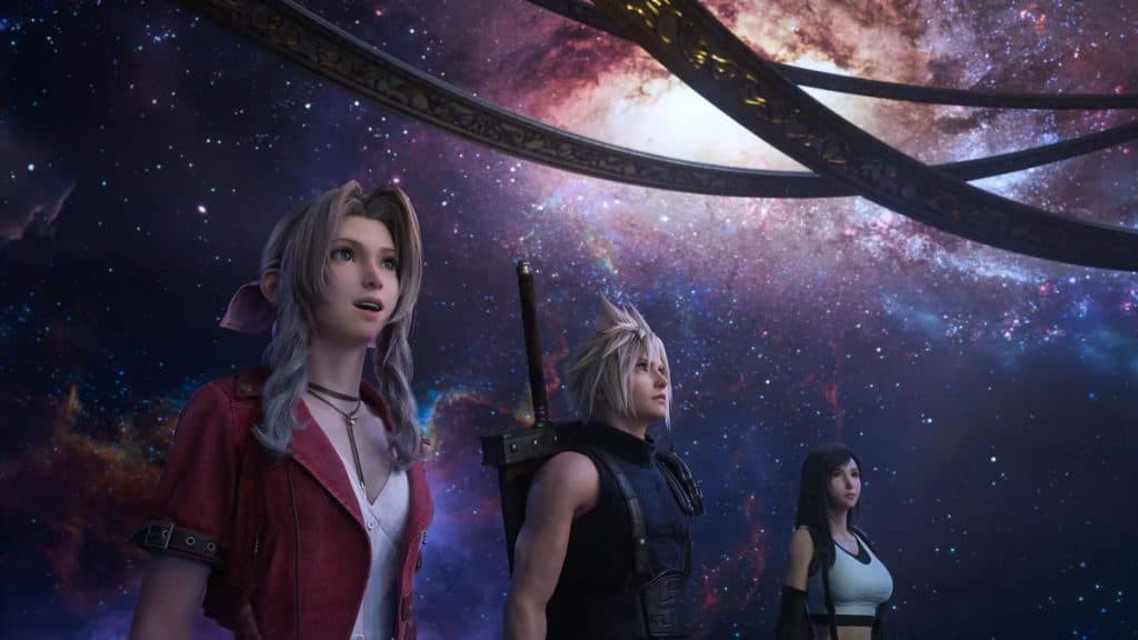 Cloud, Aerith and Tifa in Final Fantasy 7 Rebirth