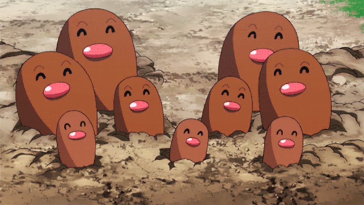 Diglett and Dugtrio Pokemon anime