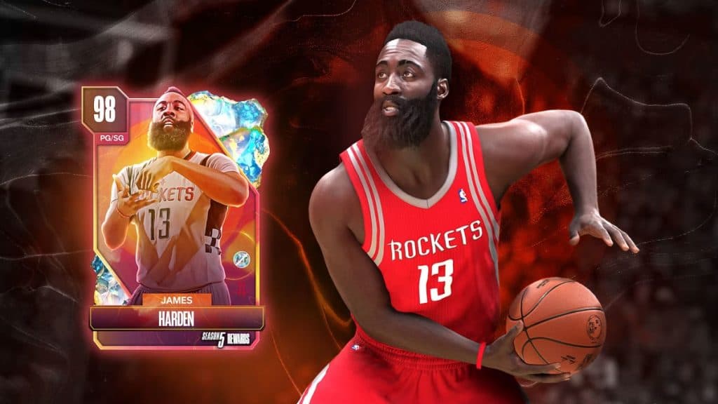 Galaxy Opal James Harden in NBA 2K24 Season 5