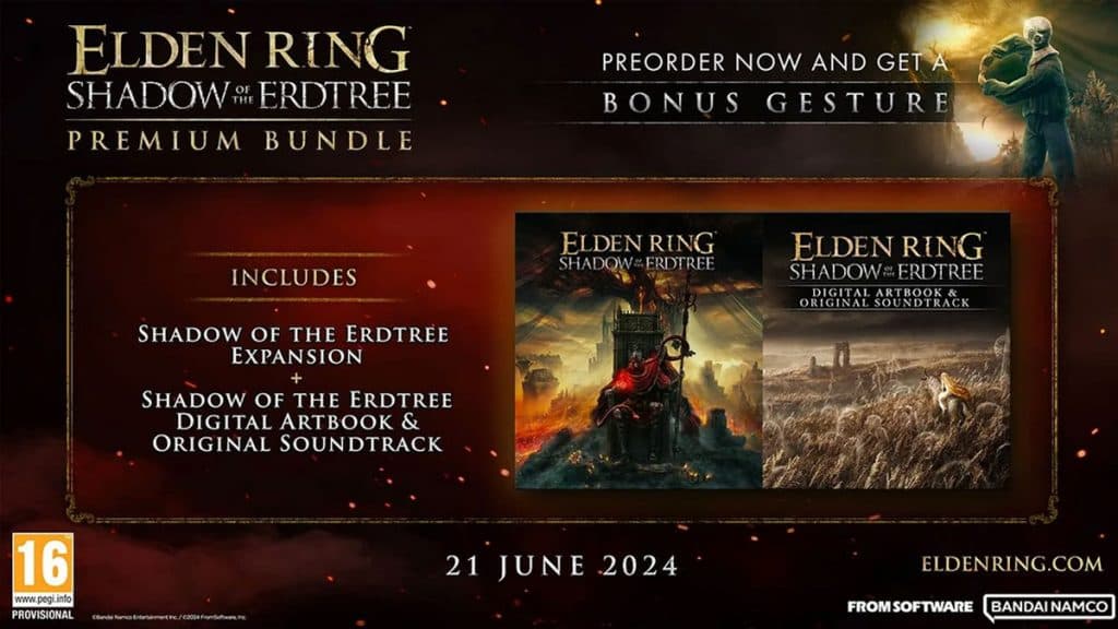 Elden Ring Shadow of the Erdtree Premium Bundle