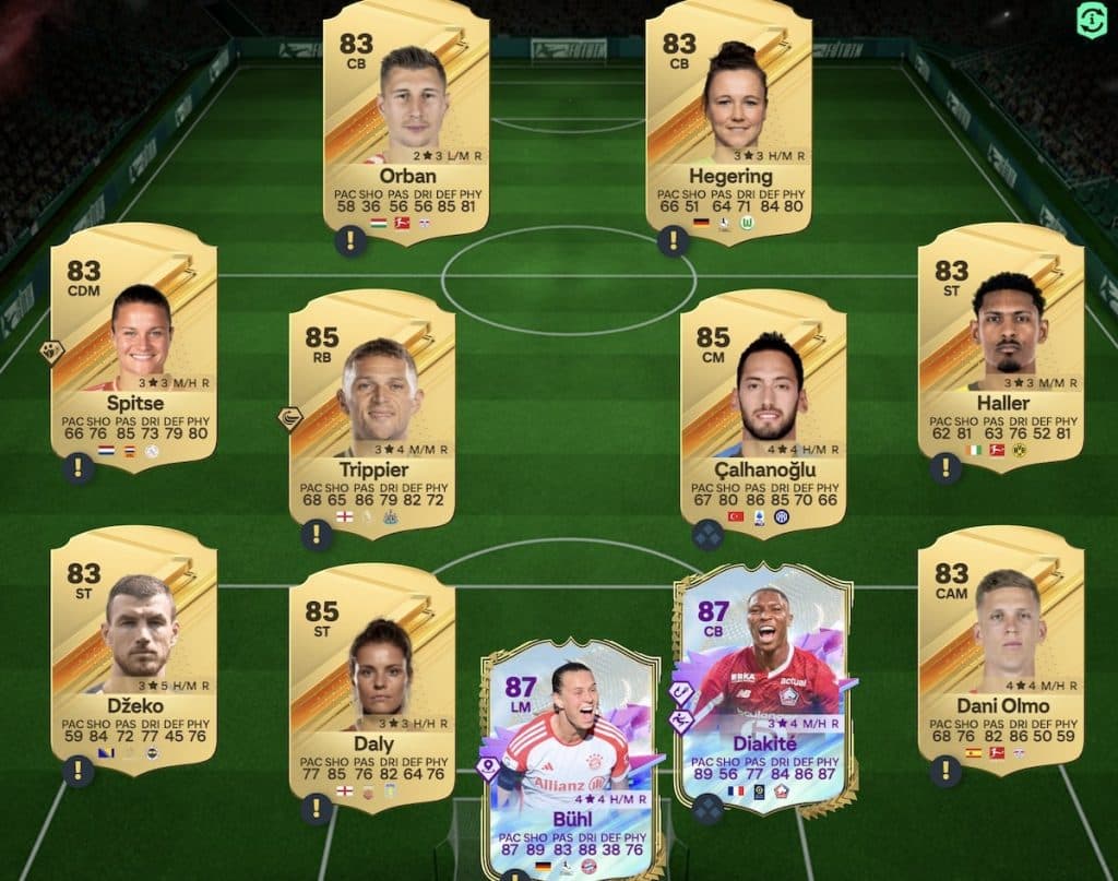 premier League sbc udogie EA FC 24