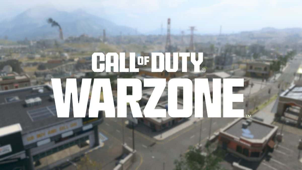 Warzone logo over Urzikstan