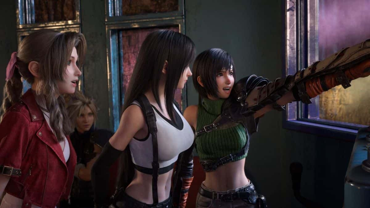 Aerith, Tifa, and Yuffie in Final Fantasy 7 Rebirth