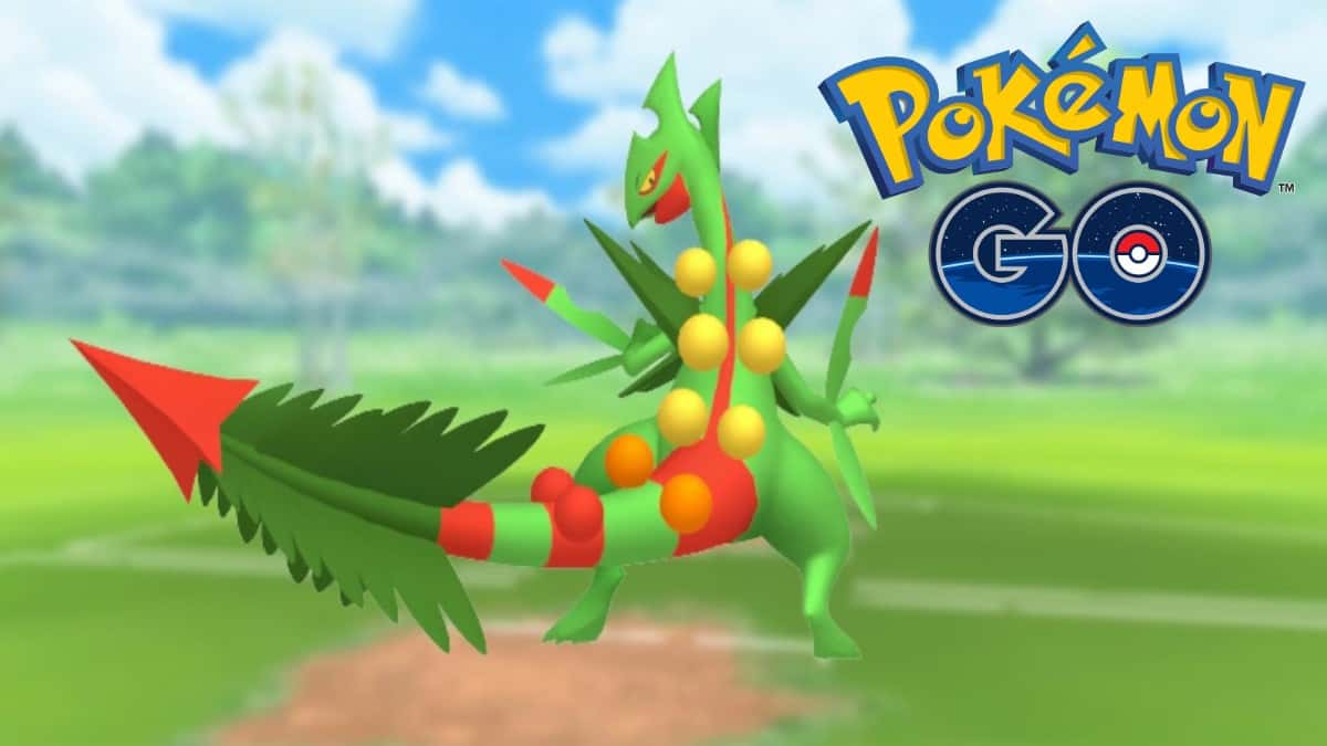 pokemon go mega sceptile raid