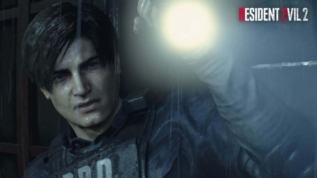 Leon in Resident Evil 2