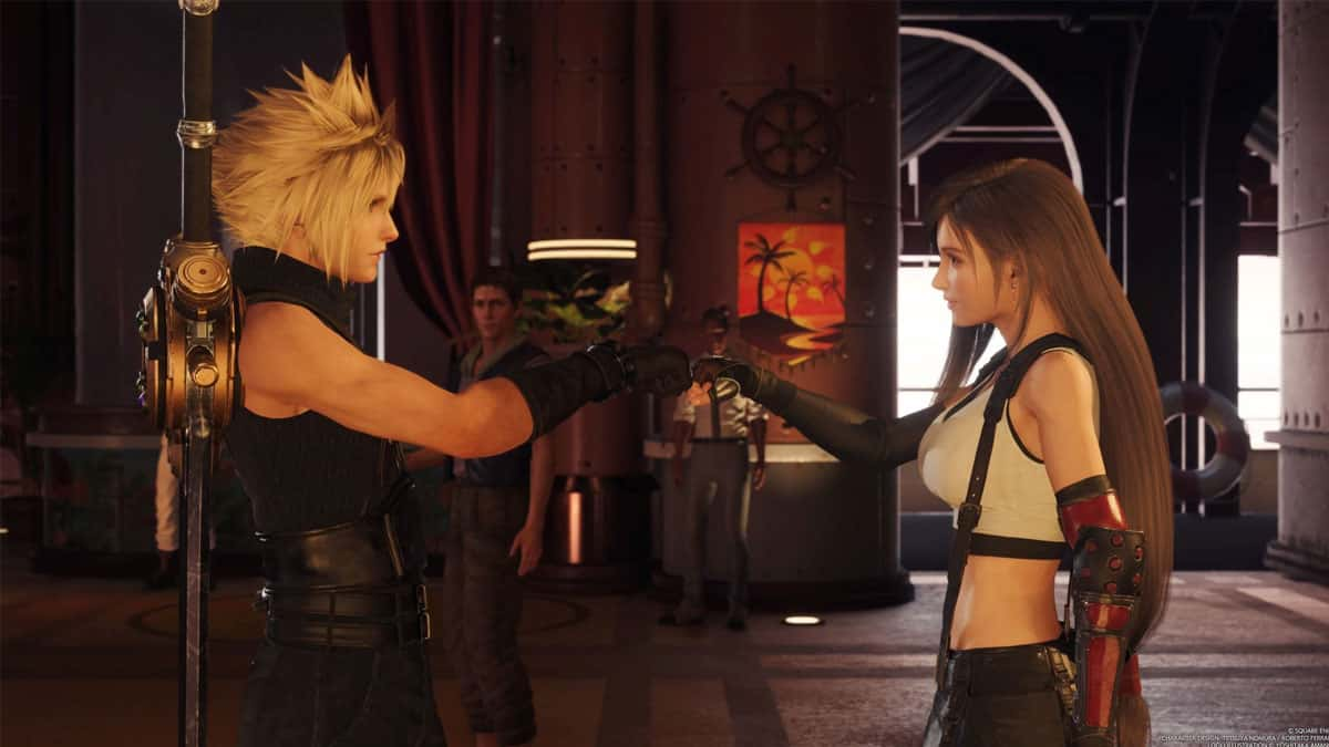 FF7 Rebirth Cloud and Tifa.