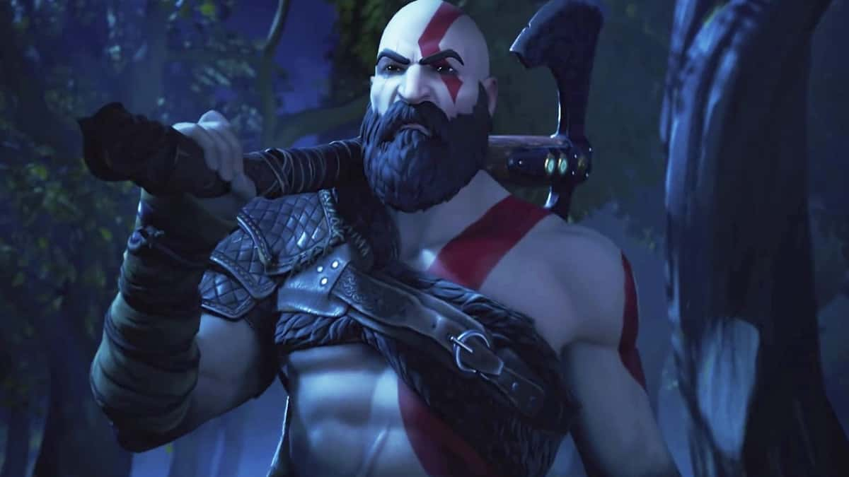 Kratos skin in Fortnite