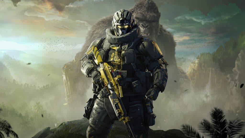 Kong Operator skin Godzilla x Kong bundle MW3 Warzone