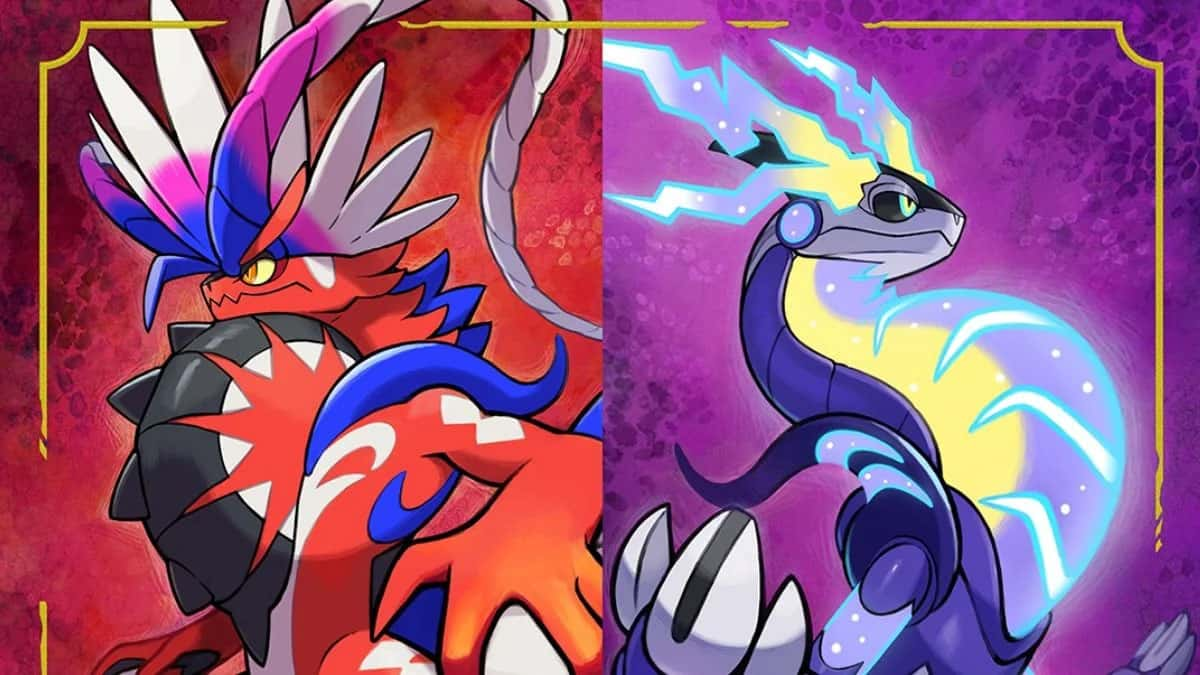 Koraidon & Miraidon Pokemon Scarlet and Violet.