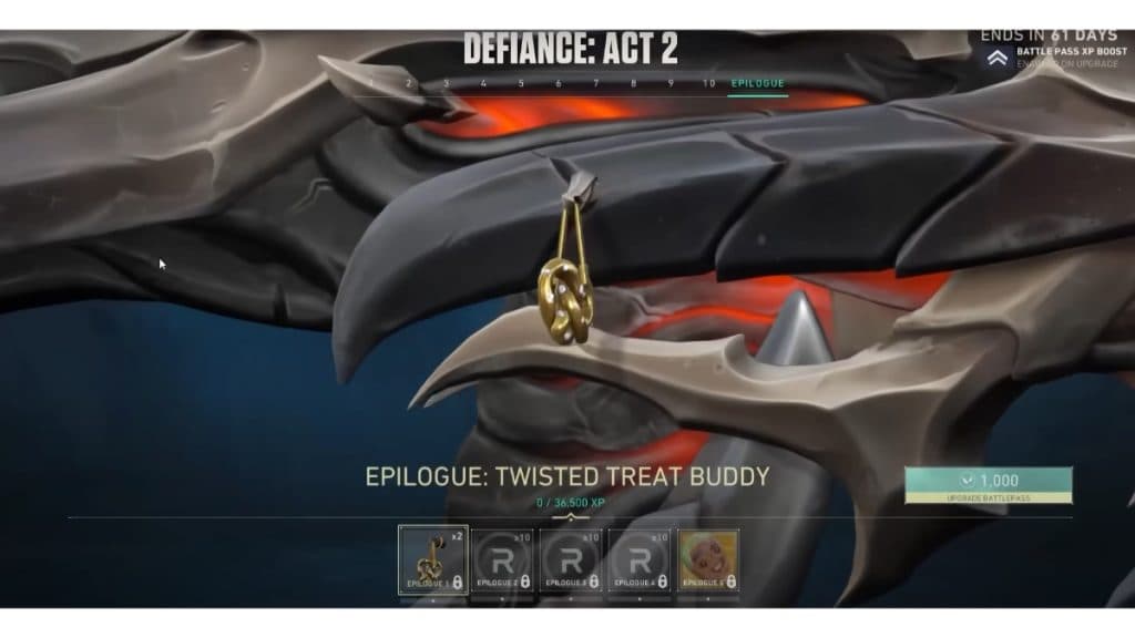 Epilogue rewards in Valorant Episode 8 Act 2 Battle Pass