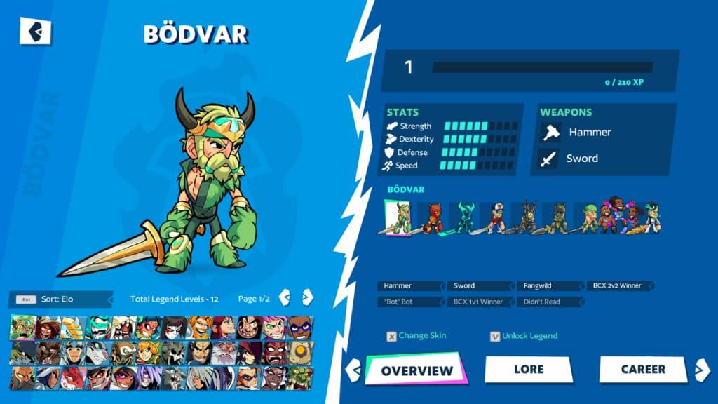 Bodvar in Brawlhalla