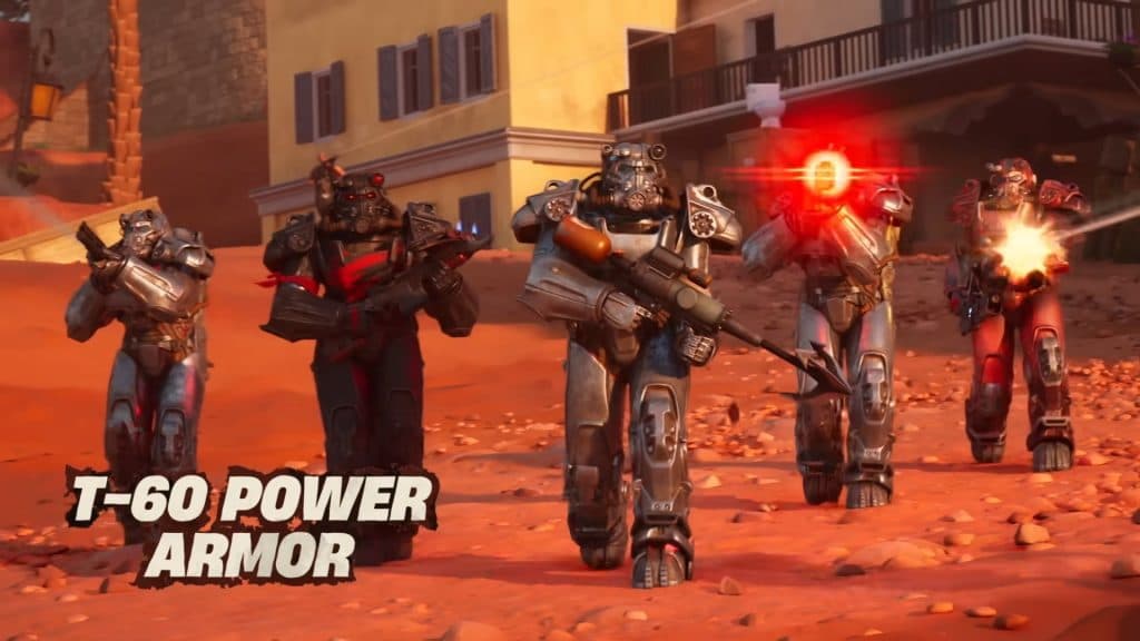 Fallout T-60 Power Armor in Fortnite Chapter 5 Season 3