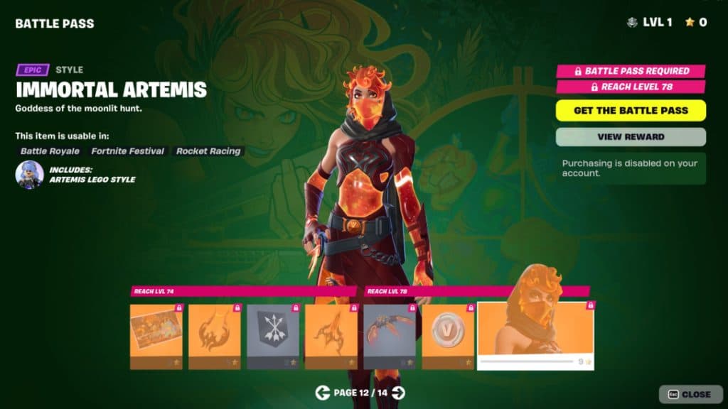 Fortnite Chapter 5 Season 2 Battle Pass Page 12