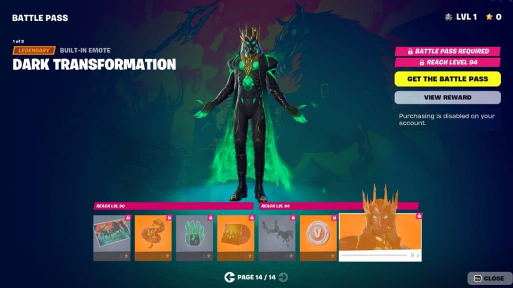 Fortnite Chapter 5 Season 2 Battle Pass Page 14