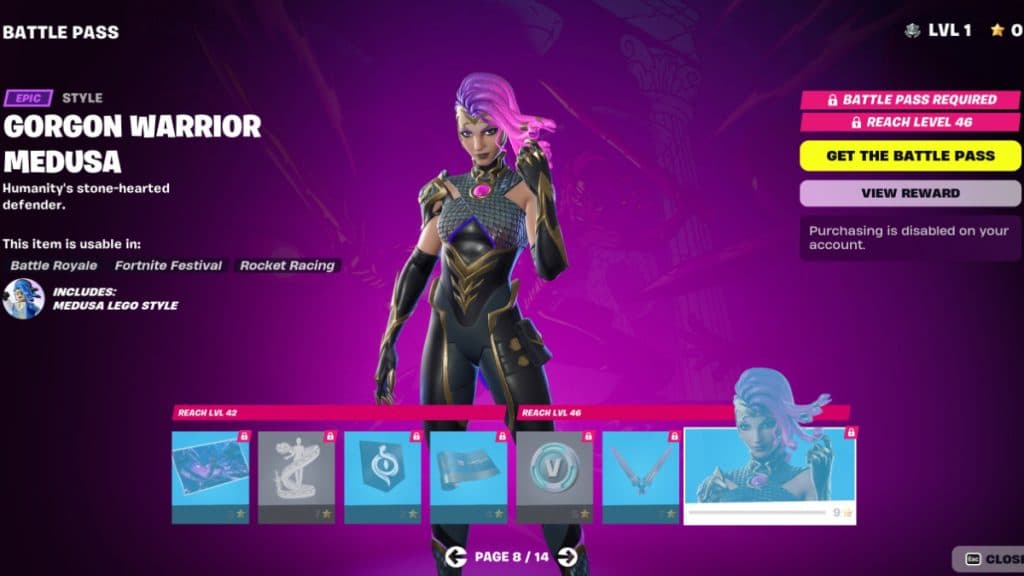 Fortnite Chapter 5 Season 2 Battle Pass Page 8