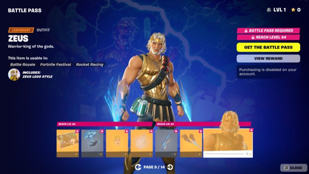 Fortnite Chapter 5 Season 2 Battle Pass Page 9