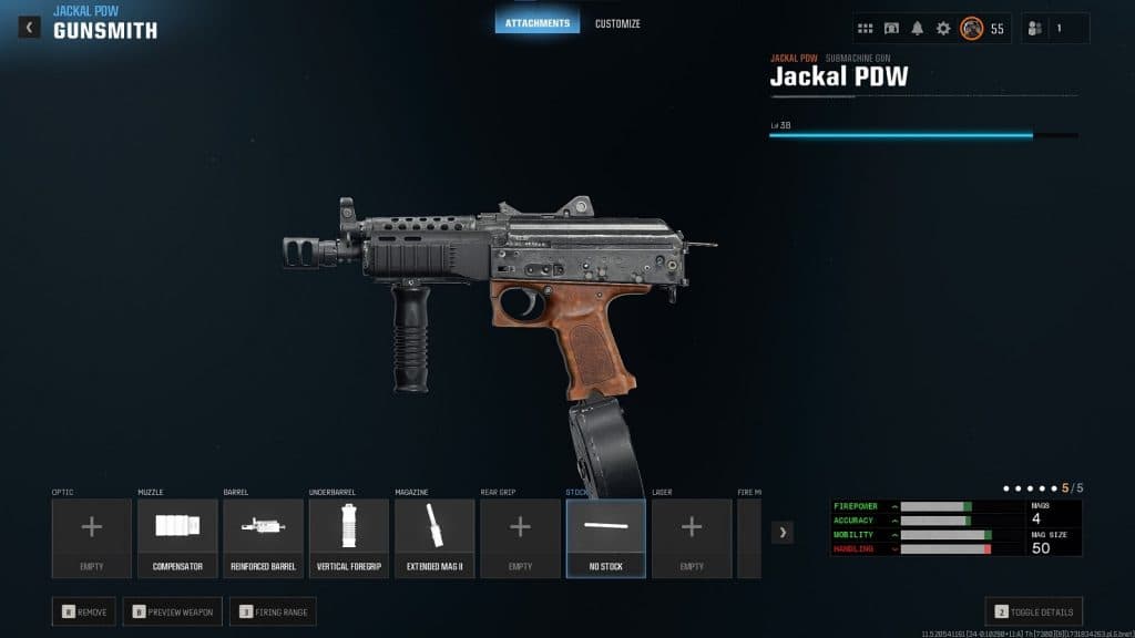 Jackal PDW in Warzone