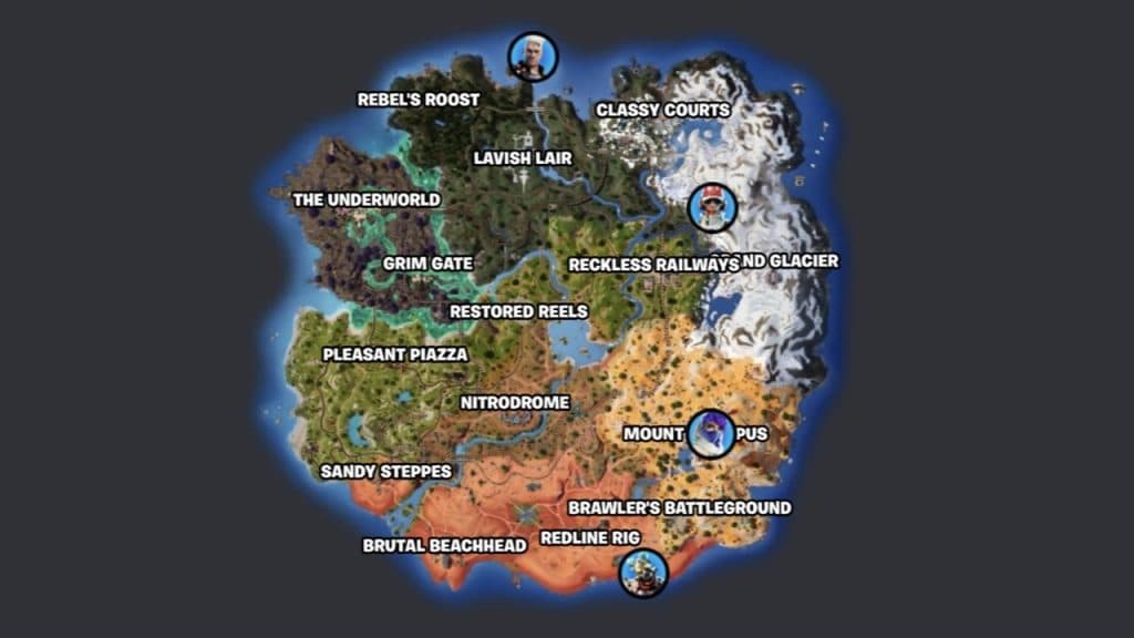 Fortnite Chapter 5 Season 3 hireable NPC locations
