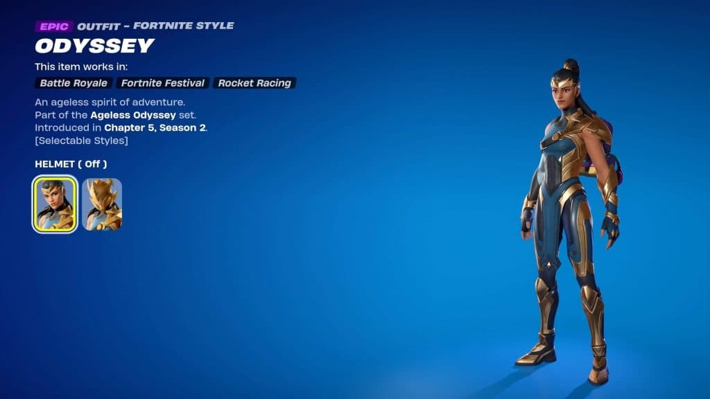 Ageless Odyssey set in Fortnite