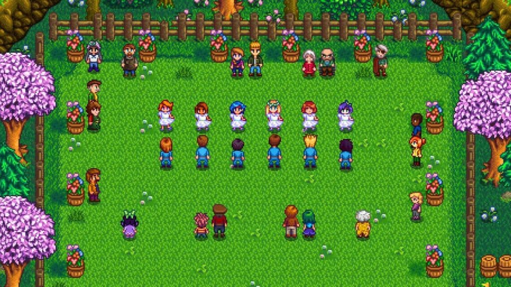 The Flower Dance in Stardew Valley