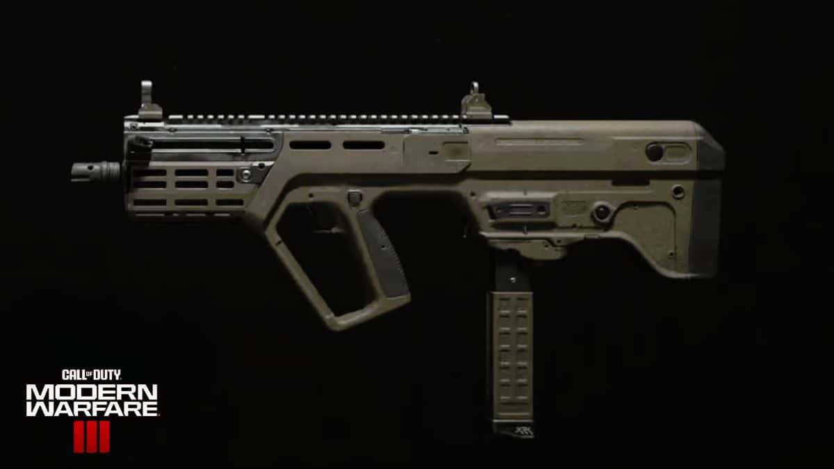 RAM-9 SMG with MW3 logo