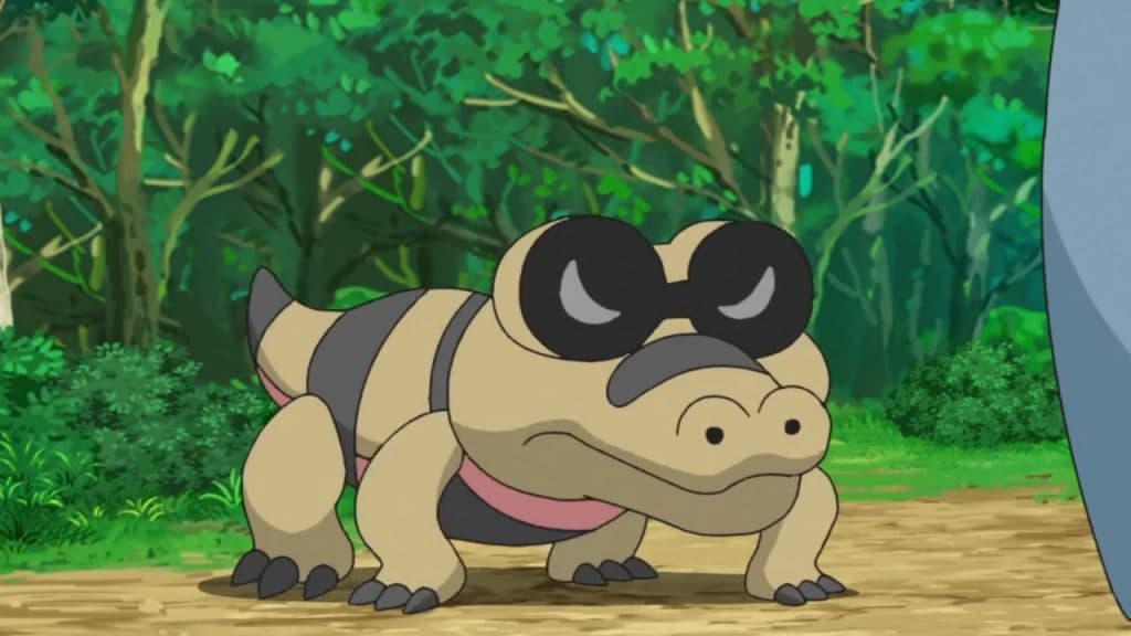 Sandile in Pokemon anime