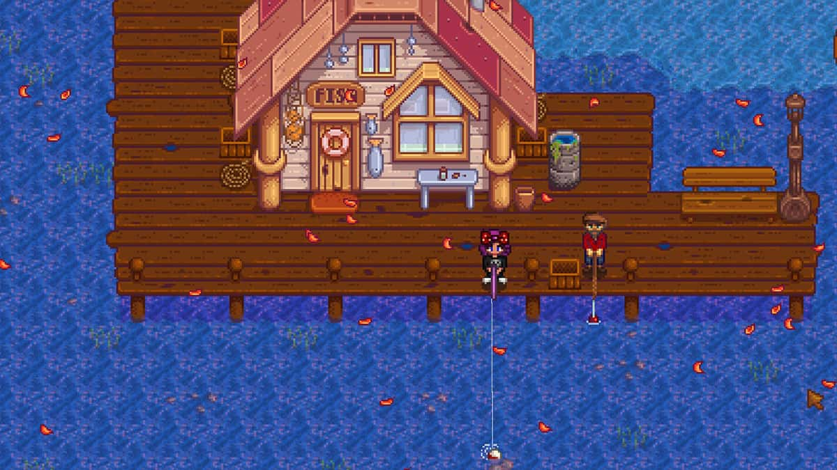 Fishing in Stardew Valley