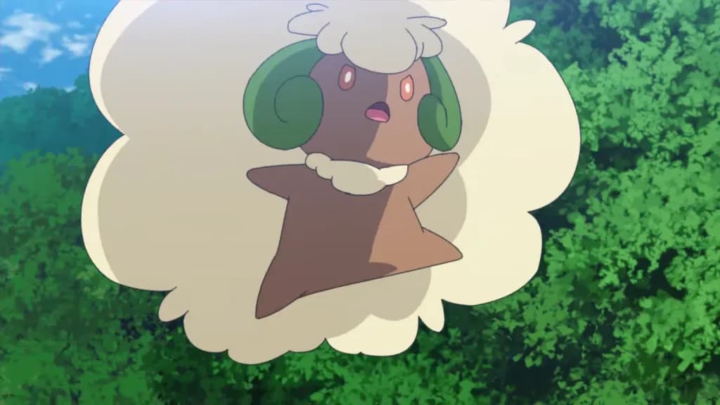 Whimsicott in Pokemon anime