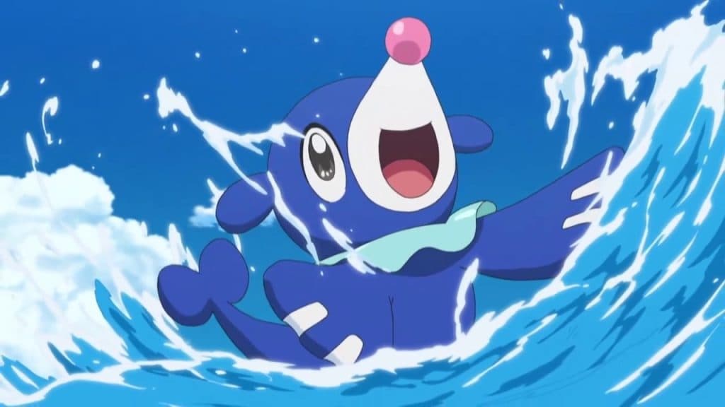 Popplio in Pokemon anime