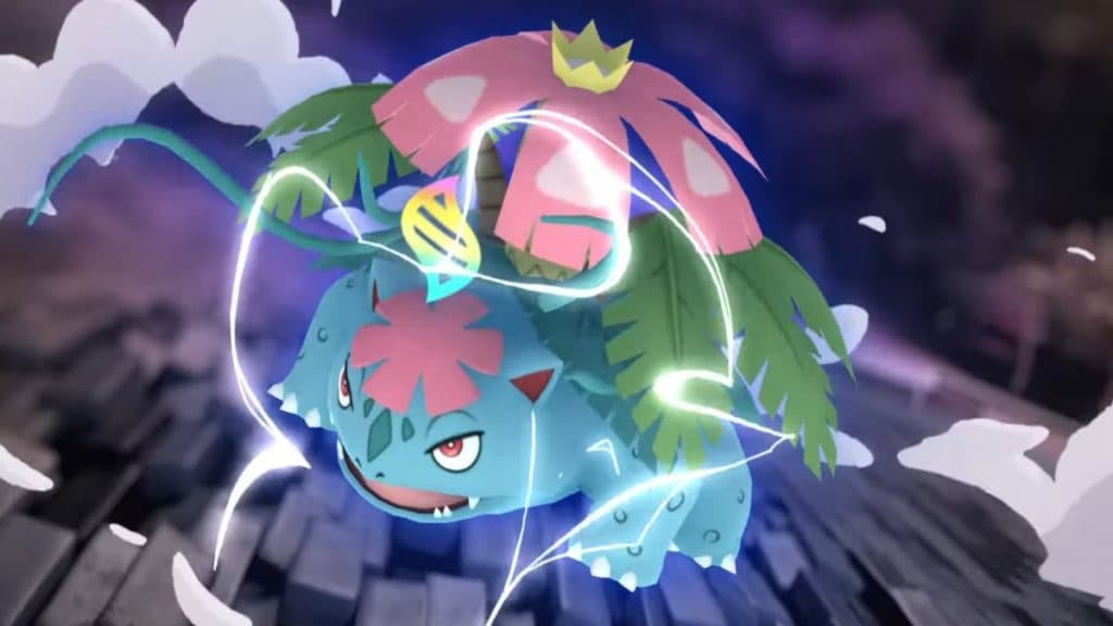 pokemon go grass poison mega venusaur