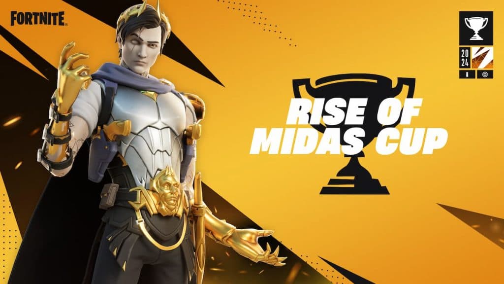 Fortnite Rise of Midas cup