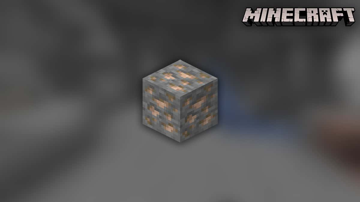 Iron Ore in Minecraft.