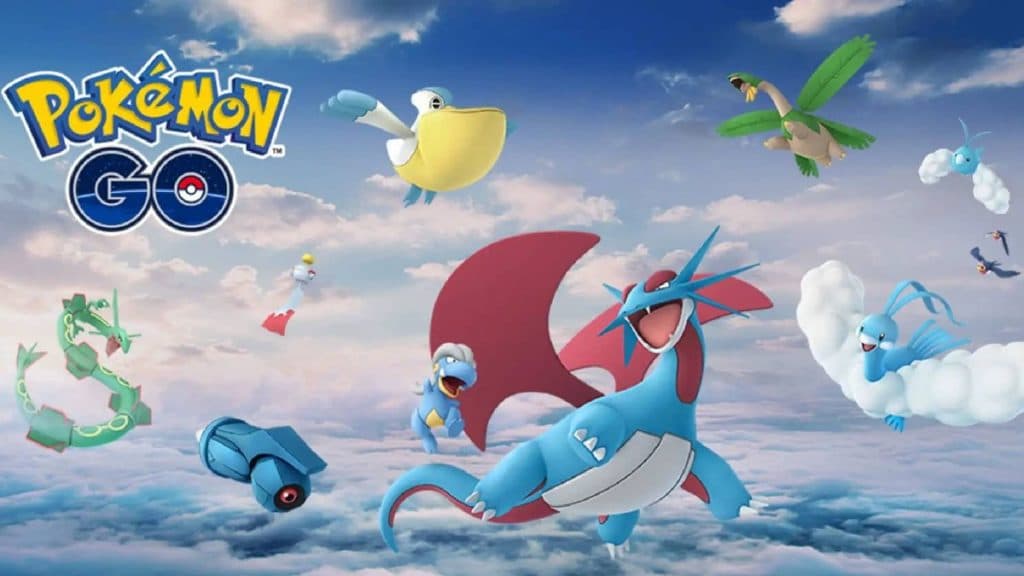 pokemon go dragon/flying-type salamence