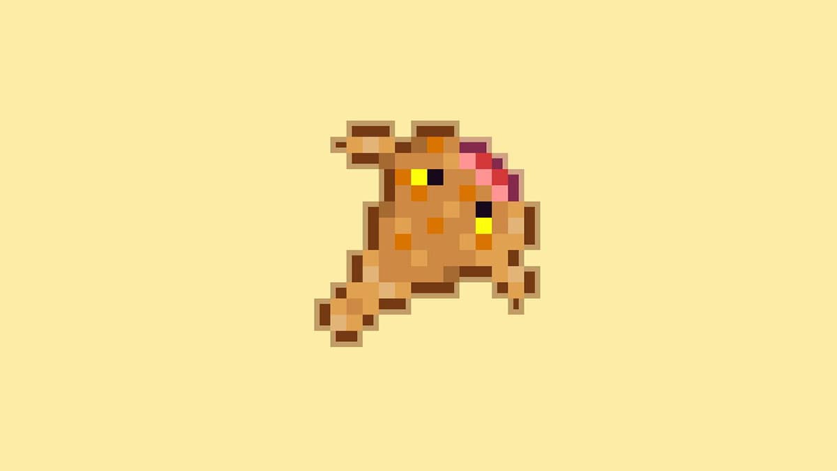 A Sandfish in Stardew Valley