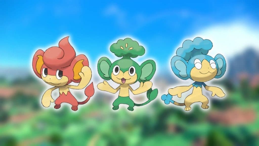 pokemon go pansear, pansage, and panpour regionals