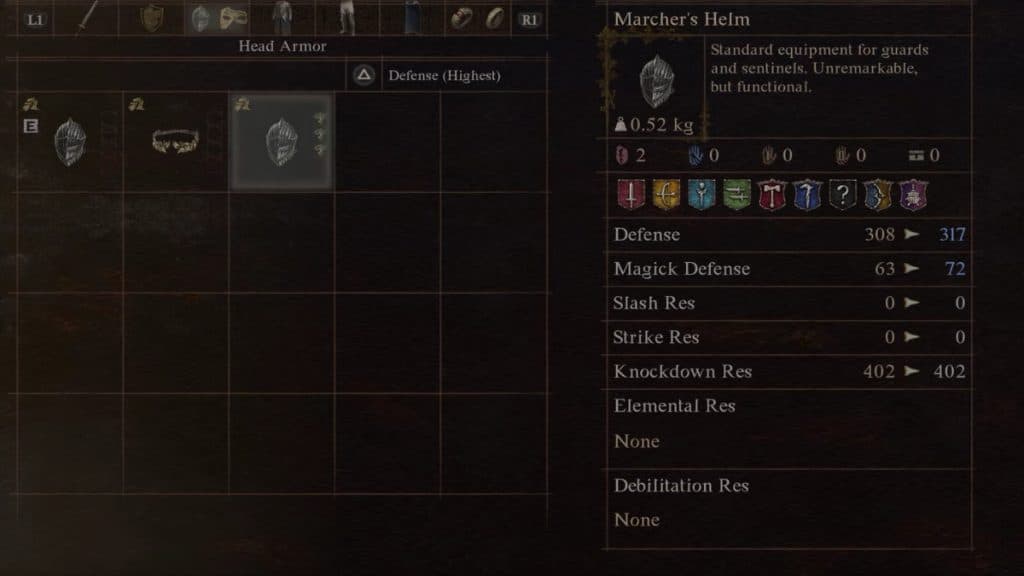 Item Menu in Dragon's Dogma 2