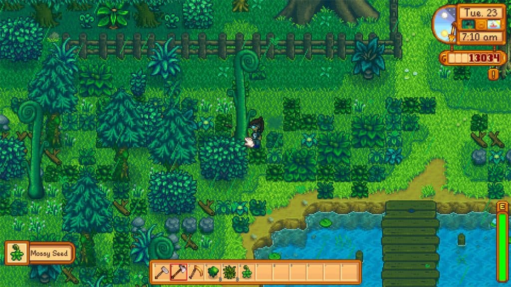 Green rain in Stardew Valley