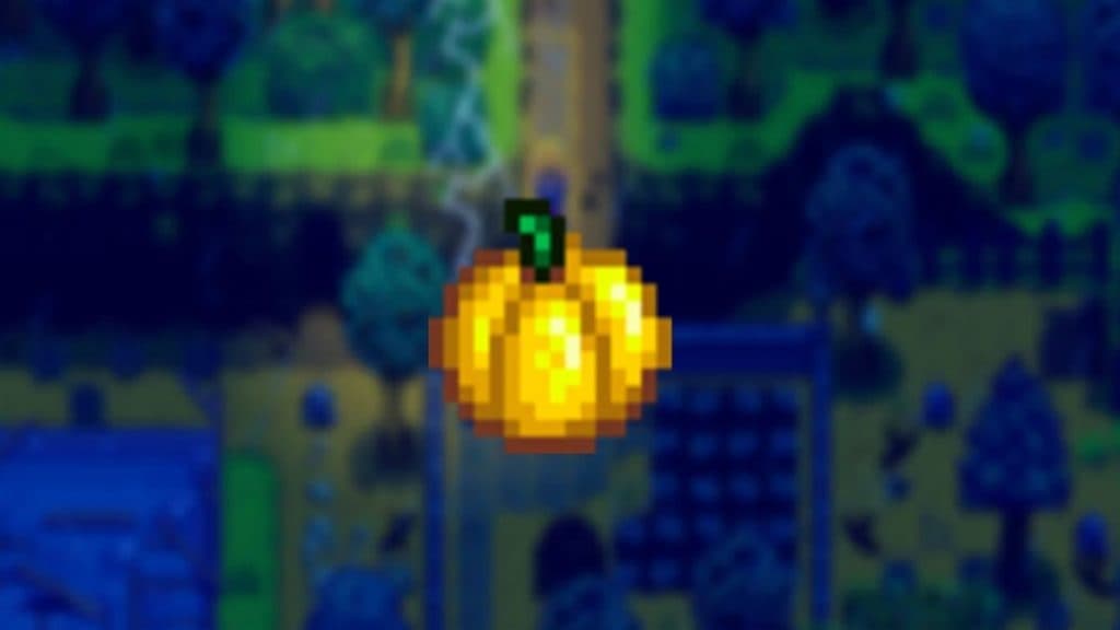 Golden Pumpkin in Stardew Valley