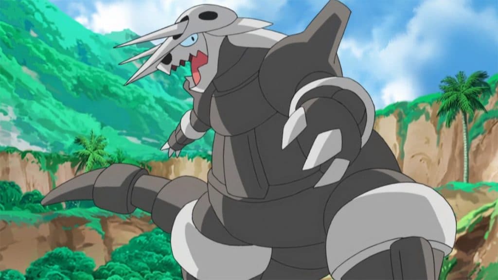 Aggron in the Pokemon Anime